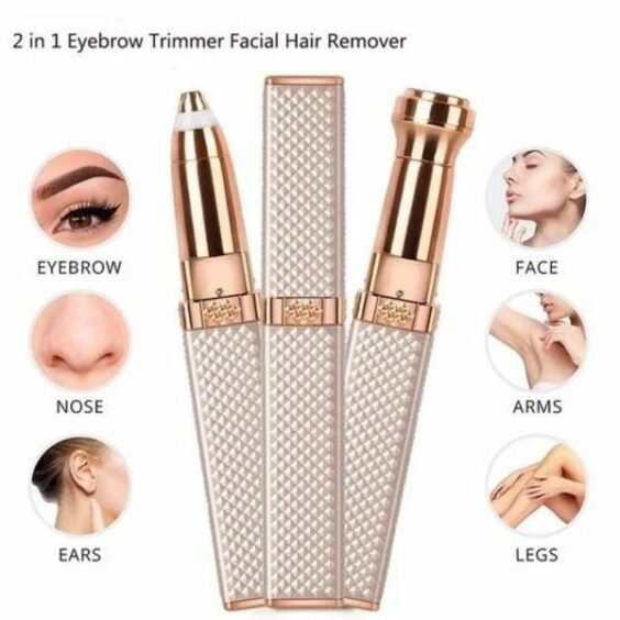 2 In 1 Painless Face Remover And Trimmer Tool